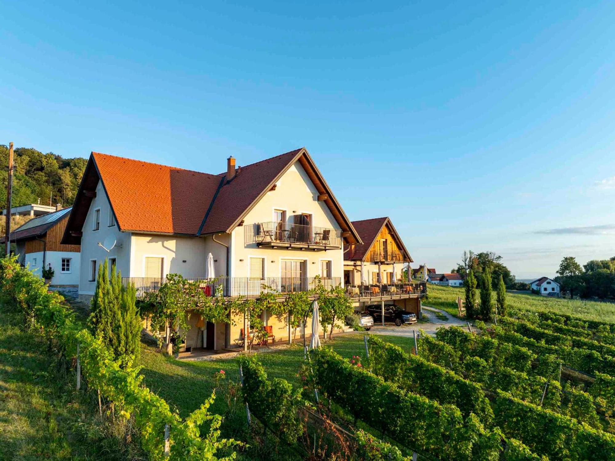 Winzerzimmer Scharl Sankt Anna am Aigen Exterior foto